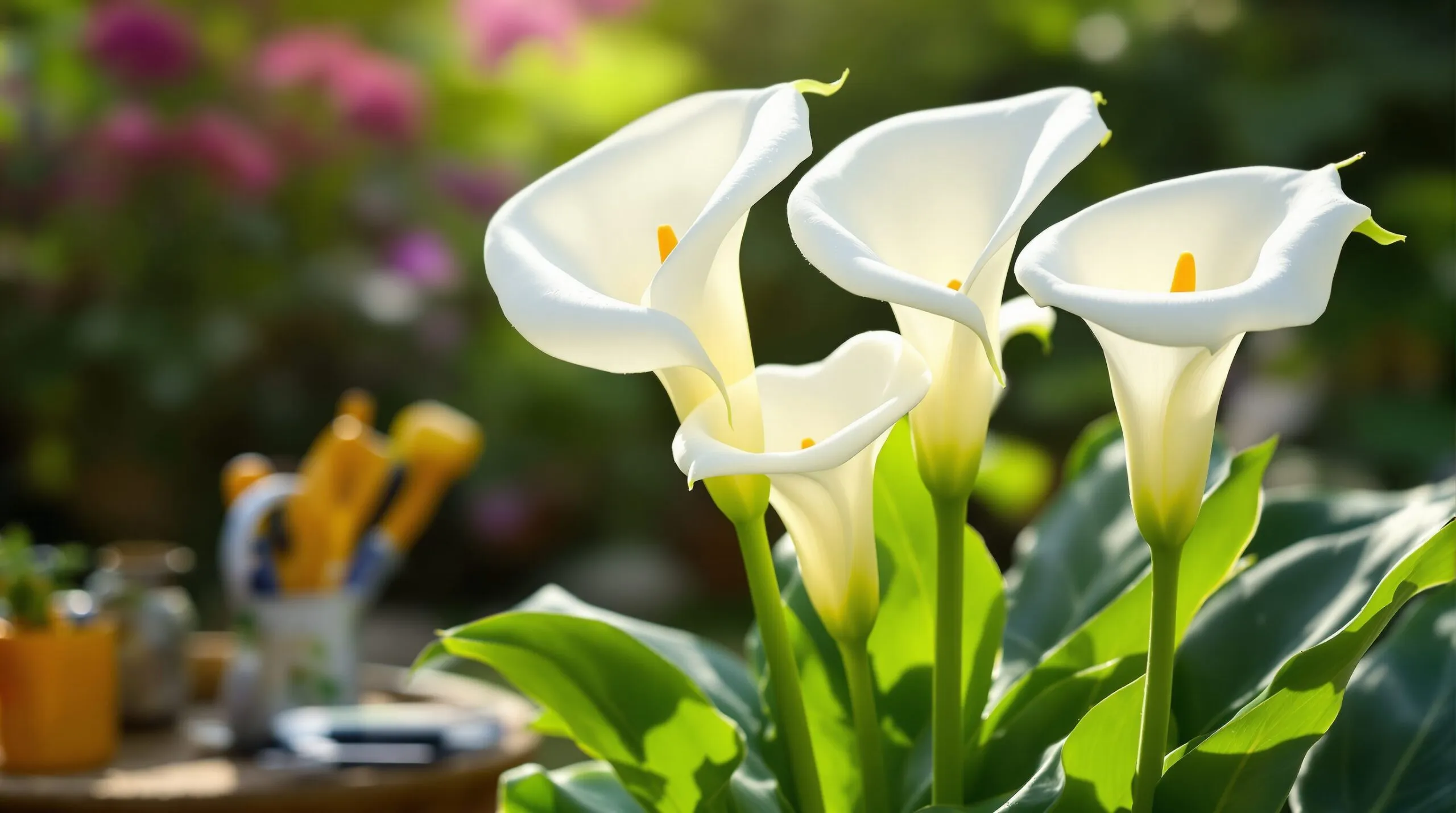 calas flores