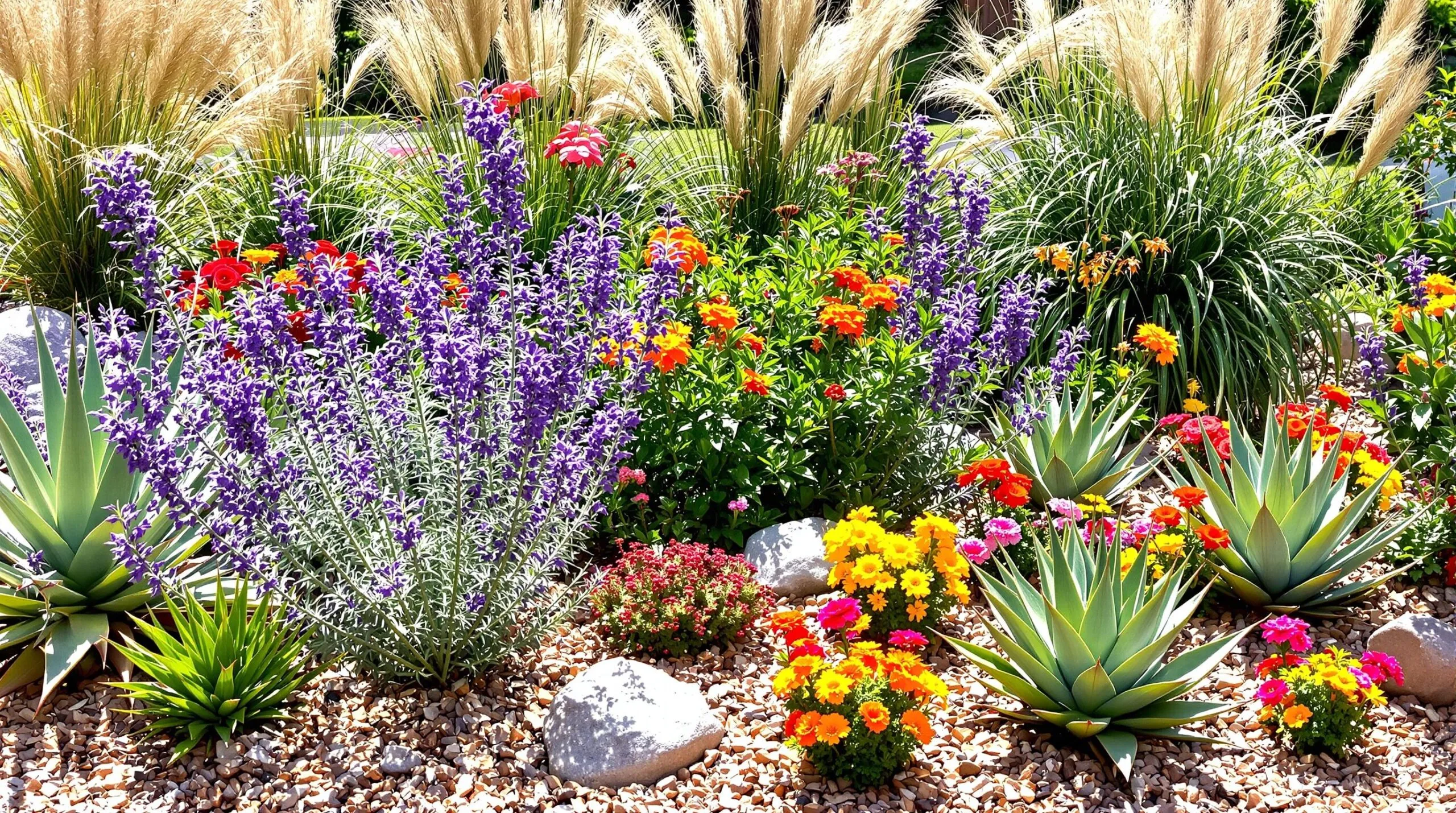 plantas de exterior resistentes al sol y poca agua